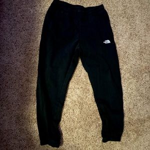 Black north face sweat pants